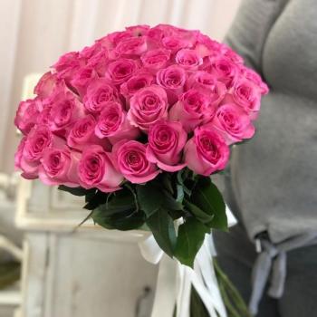 Букет Бело-розовые розы (21 шт)