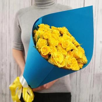 Букет Желтые розы [код  228900]